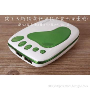 USB Power Bank with digital display for smartphone